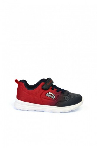 Slazenger Fulk Kinder Sportschuhe  Dunkelblau Rot 80172