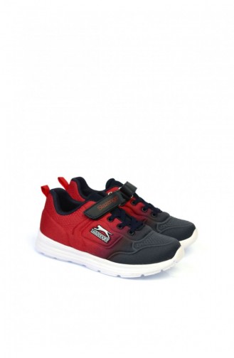 Slazenger Fulk Kinder Sportschuhe  Dunkelblau Rot 80172