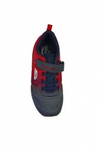 Slazenger Fulk Spor Çocuk Ayakkabı Lacivert Kırmızı