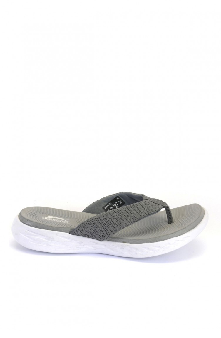 Slazenger Women s Slippers Gray 80549 Sefamerve