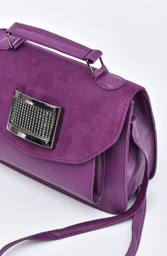 Purple Shoulder Bags 15-12