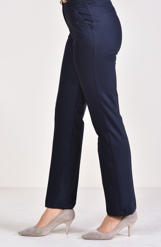 Belt Fabric Pants 0544-06 Navy 0544-06