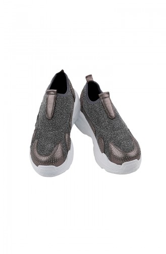 حذاء رياضي نسائي PM143-01 لون بلاتيني 143-01