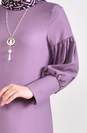 Violet Hijab Dress 1008-09