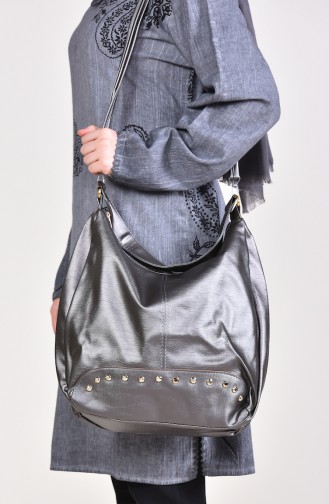 Gray Shoulder Bags 18-09