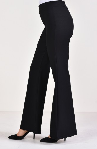 Gabardine Spanish Leg Pants 2300C-01 Black 2300C-01