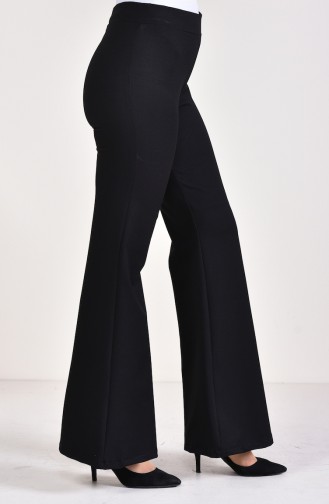 Gabardine Spanish Leg Pants 2300C-01 Black 2300C-01