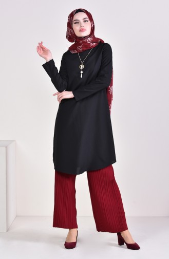 Pleated Pants Cuff Trousers 2150-02 Bordeaux 2150-02