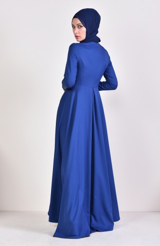 Indigo Hijab Dress 4055-35