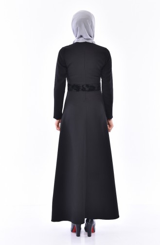 Robe İmprimée 0055-02 Noir 0055-02