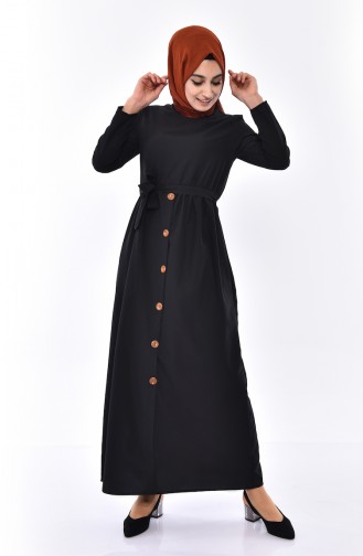 فستان أسود 9030-04