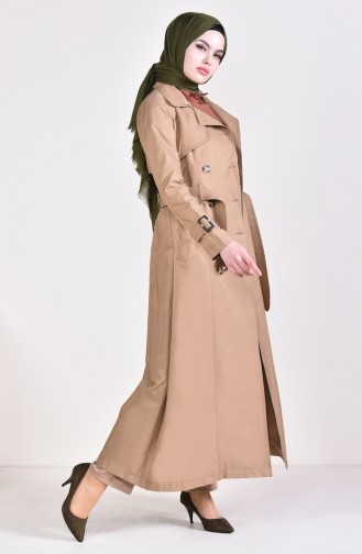 Trench Coat a Boutons 6714-03 Camel 6714-03