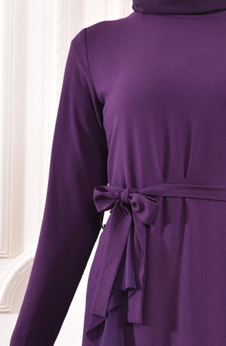 Purple İslamitische Jurk 0204-02