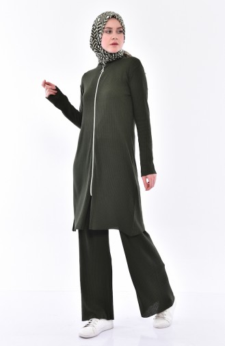 Cardigan Pants Binary Suit  3300-19 Light Emerald Green 3300-19