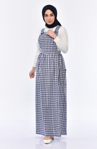 Robe Hijab Bleu Marine 5016-01