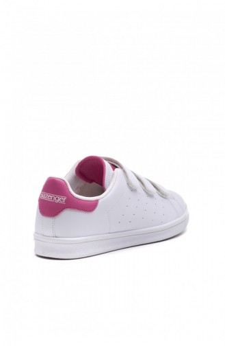 Slazenger Fuat Kinder Sportschuhe Weiss Pink 80168