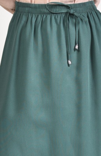 Plated Waist Skirt 1124-01 Green 1124-01