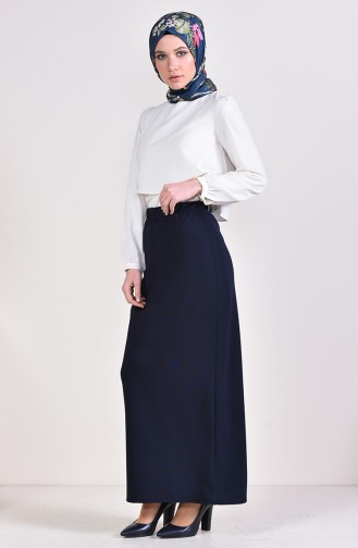 Navy Blue Rok 5059-02