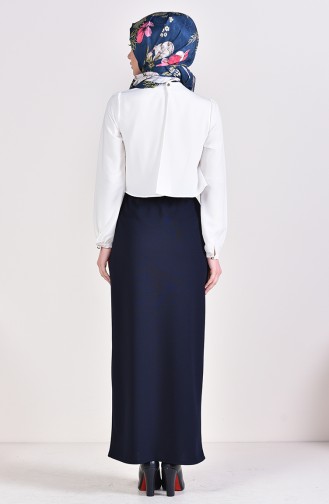 Navy Blue Rok 5059-02