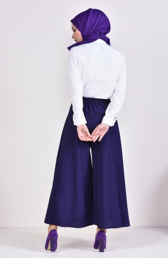Sile Cloth Pants Skirt 0500-04 purple 0004-04