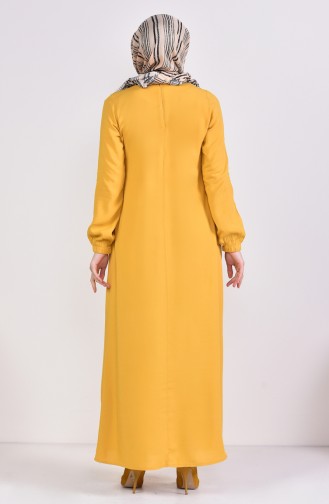A Pile Dress 1171-02 Mustard 1171-02