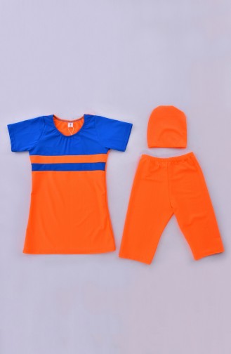 Kinder Pool Badebekleidung 0111-02 Saks Neon Orange 0111-02