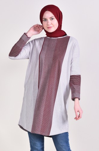 Yarasa Kol Tunik 9040-01 Bordo