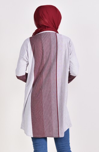 Yarasa Kol Tunik 9040-01 Bordo