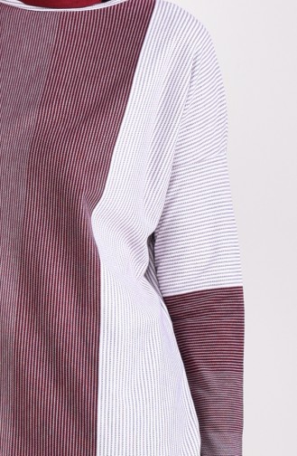 Yarasa Kol Tunik 9040-01 Bordo