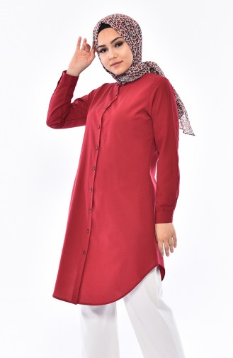 Judge Collar Tunic 6375-02 Claret Red 6375-02