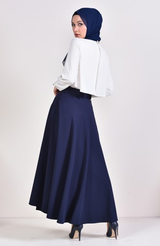 Navy Blue Rok 2452-02