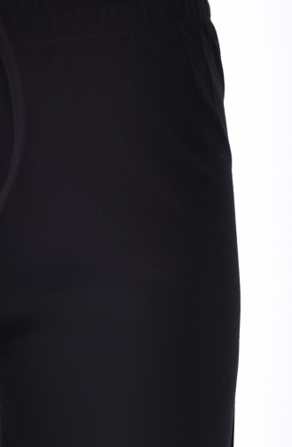 Elastic Waist Trousers 8100-02 Black 8100-02