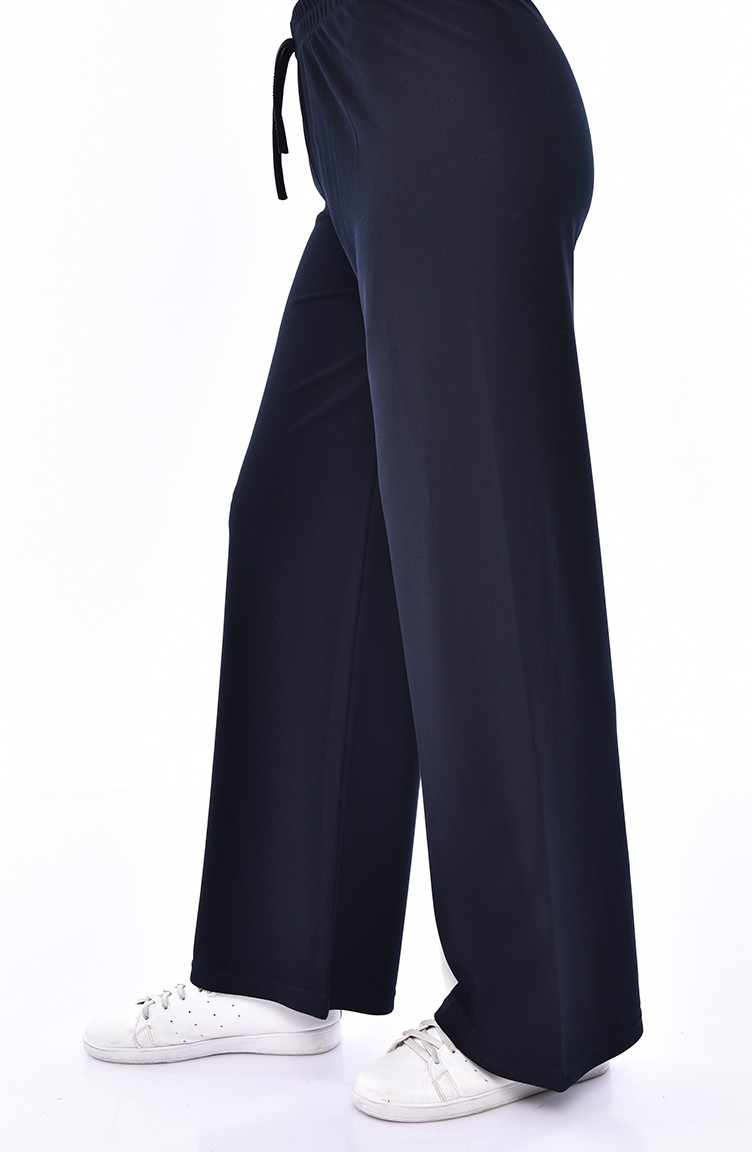 Beli Lastikli Pantolon 8100-03 Lacivert