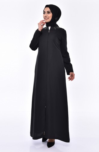 Schwarz Abayas 6821-01