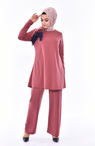 Tunic Pants Binary Suit 0279-11 Pink 0279-11