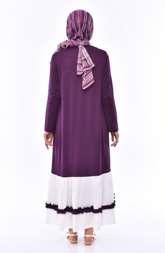 Pleated skirt Dress 4999-01 Purple 4999-01