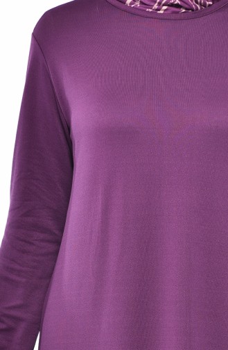 Pleated skirt Dress 4999-01 Purple 4999-01