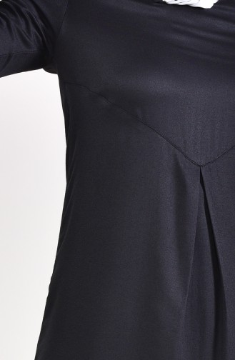 A Pile Elbise 1171-05 Siyah