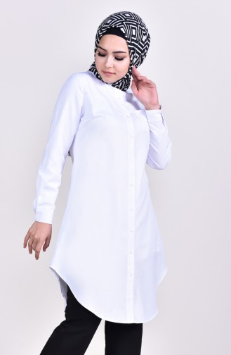 Judge Collar Pocket Tunic 2484-03 White 2484-03