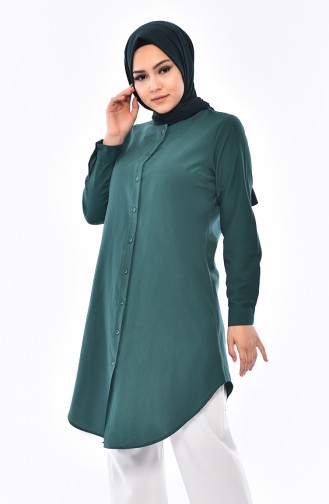 Judge Collar Tunic 6375-08 Emerald Green 6375-08