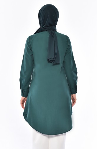 Judge Collar Tunic 6375-08 Emerald Green 6375-08