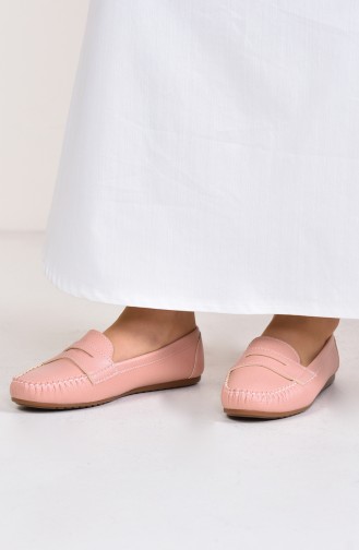 Women´s Flat Shoes (	Ballerina ) 101-11 Powder 101-11