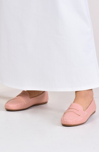 Women´s Flat Shoes (	Ballerina ) 101-11 Powder 101-11