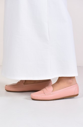 Women´s Flat Shoes (	Ballerina ) 101-11 Powder 101-11