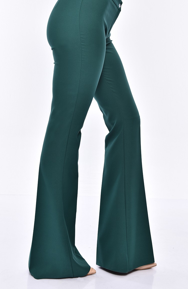 emerald wide leg pants