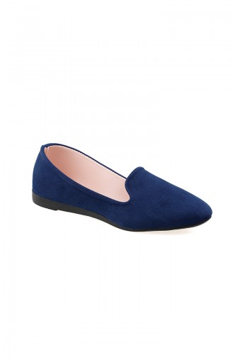 Women´s Flat Shoes Ballerina 0121-05 Navy Blue 0121-05