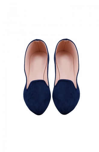 Women´s Flat Shoes Ballerina 0121-05 Navy Blue 0121-05
