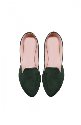 Women´s Flat Shoes Ballerina 0121-06 Khaki 0121-06