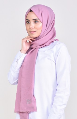 Light Dusty Rose Shawl 2228-05