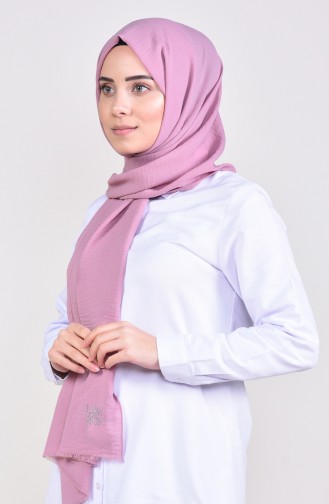 Light Dusty Rose Shawl 2228-05